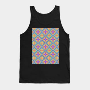 Neon Kaleidoscope Tank Top